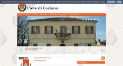 Desktop Screenshot of comune.pievedicoriano.mn.it