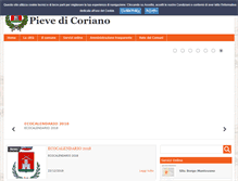 Tablet Screenshot of comune.pievedicoriano.mn.it